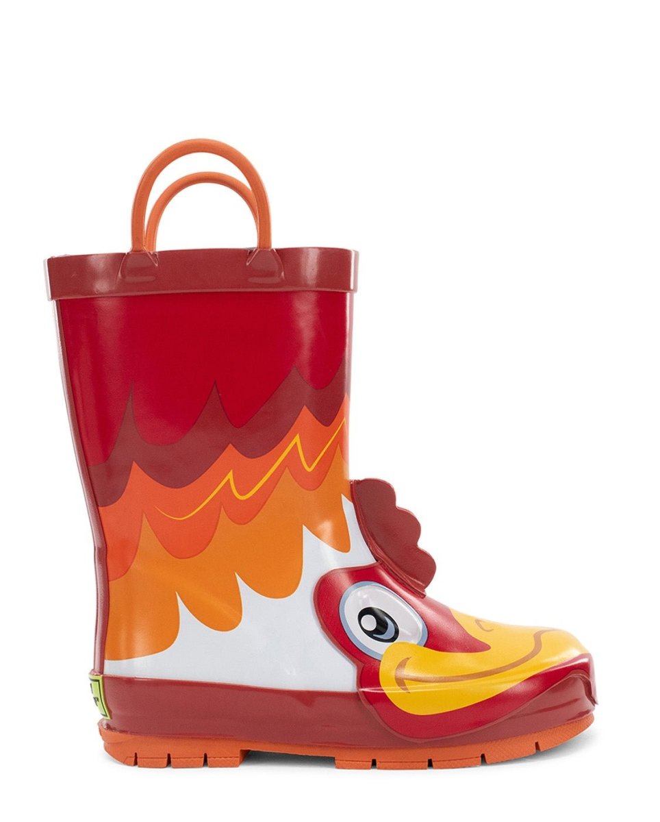 Kids Ritz Rooster Rain Boot - Red Rain Boots by Western Chief Kids' Sale – Don't Panic Shoes