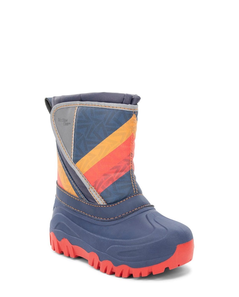 Kids Selah Faux Fur Cold Weather Boot - Navy Snow Boots by Western Chief Kids' – Don't Panic Shoes
