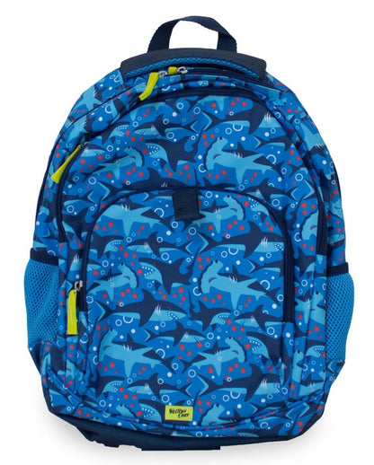 Kids Shark Chase Backpack - Navy Backpacks by Western Chief Kids' – Don't Panic Shoes