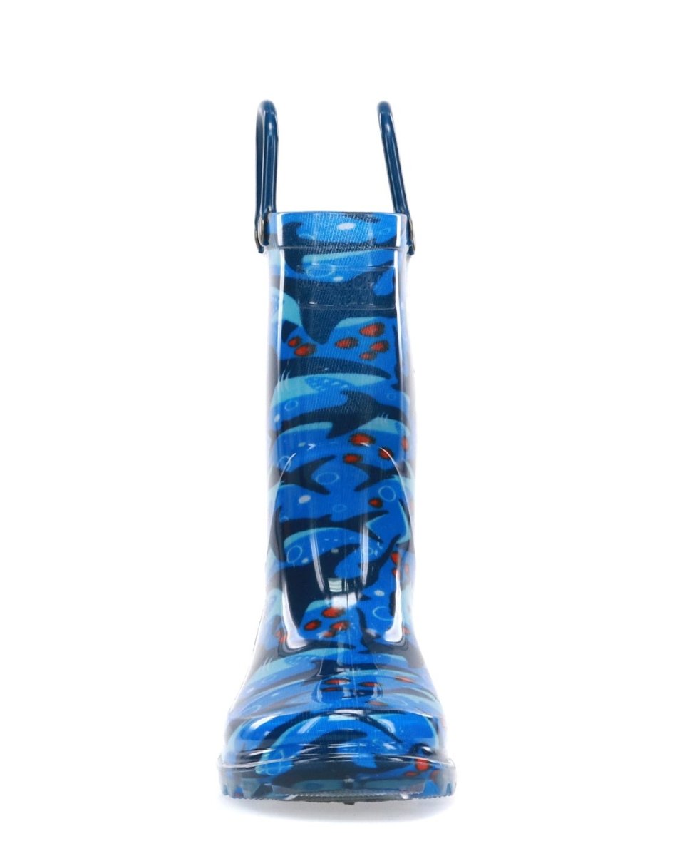 Kids Shark Chase Lighted Rain Boot - Blue Rain Boots by Western Chief Kids' – Don't Panic Shoes