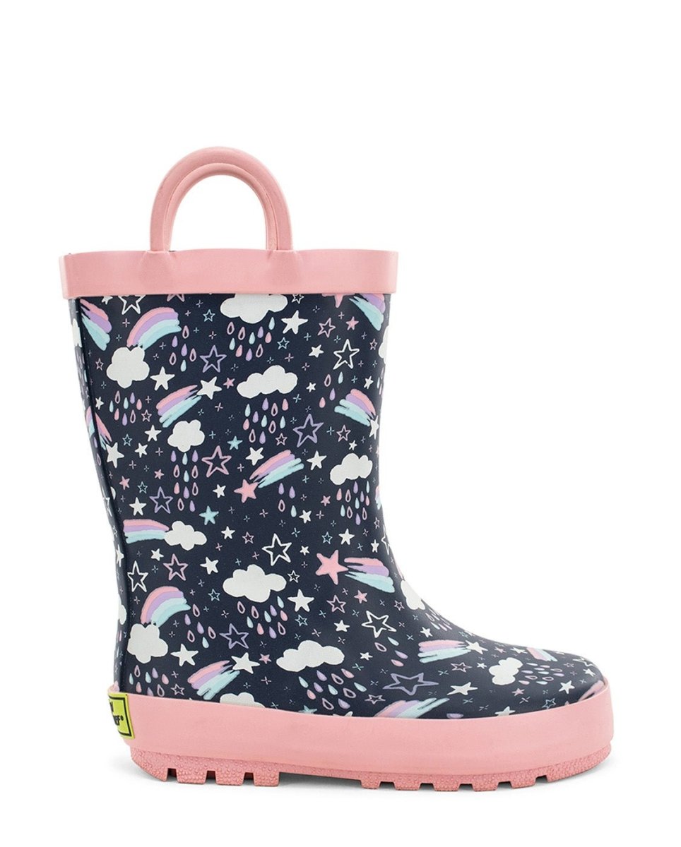Kids Shooting Stars Rain Boot - Navy Rain Boots by Western Chief Kids' – Don't Panic Shoes