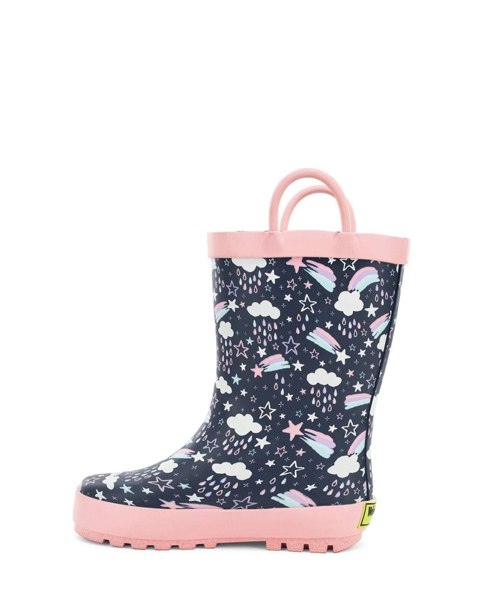 Kids Shooting Stars Rain Boot - Navy Rain Boots by Western Chief Kids' – Don't Panic Shoes
