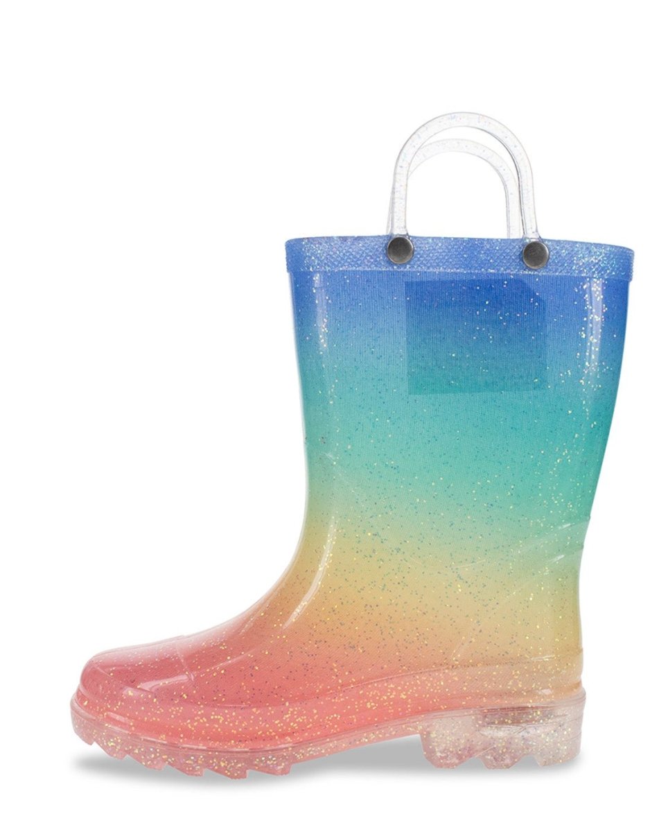 Kids Sparkle Metallic Lighted Rain Boot - Multi Rain Boots by Western Chief Kids' – Don't Panic Shoes