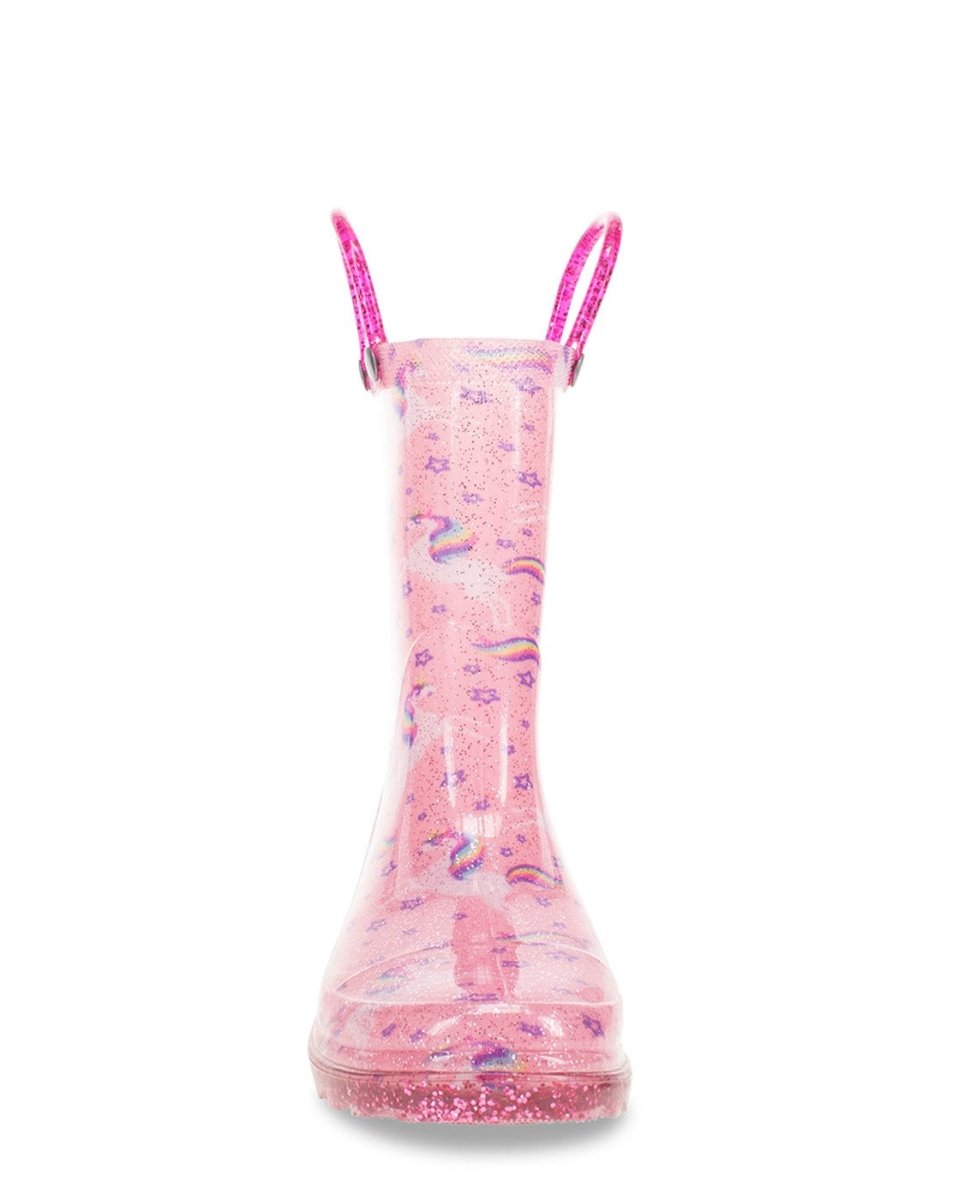 Kids Sparkle Unicorn Dreams Lighted Rain Boot - Pink Rain Boots by Western Chief Kids' – Don't Panic Shoes