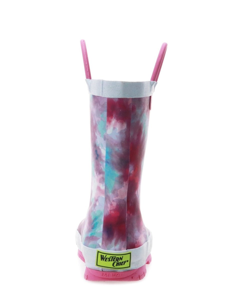 Kids Tie Dye Rain Boot - Fuchsia Rain Boots by Western Chief Kids' Sale – Don't Panic Shoes