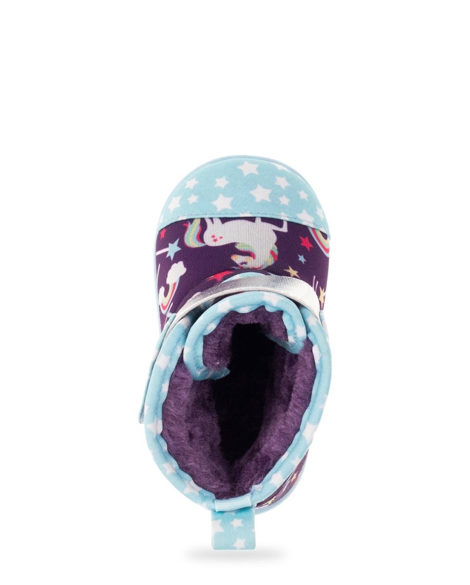 Kids Unicorn Dreams Baby Boot - Purple Slippers by Western Chief Kids' Sale – Don't Panic Shoes