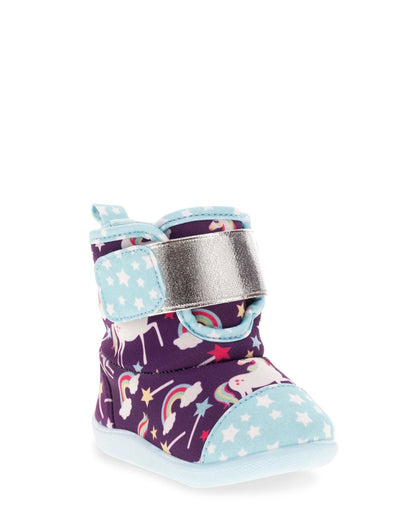Kids Unicorn Dreams Baby Boot - Purple Slippers by Western Chief Kids' Sale – Don't Panic Shoes