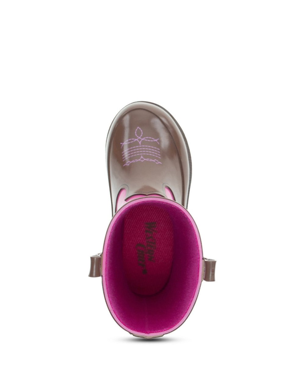 Kids Western Cowgirl Rain Boot - Pink Rain Boots by Western Chief Kids' – Don't Panic Shoes