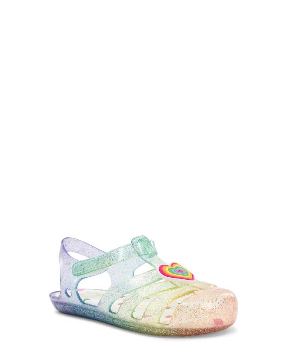 Kids Wonder Everglitter Heart Lighted Sandal - Multi Sandals by Western Chief Kids' – Don't Panic Shoes