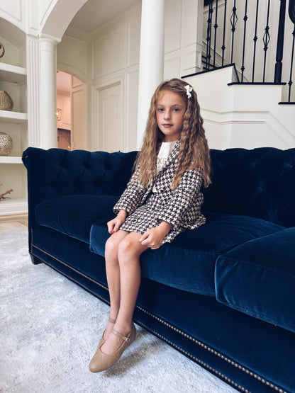 Zoe Slip On Shoes Leather Iced Coffee Premium Quality