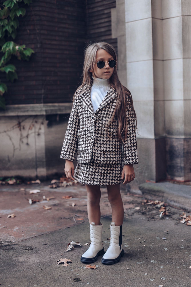 Zoe Italian Calf Leather Chelsea Boots For Kids Luxury Edition