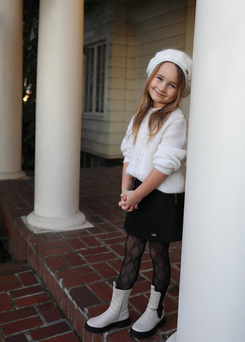 Zoe Italian Calf Leather Chelsea Boots For Kids Luxury Edition