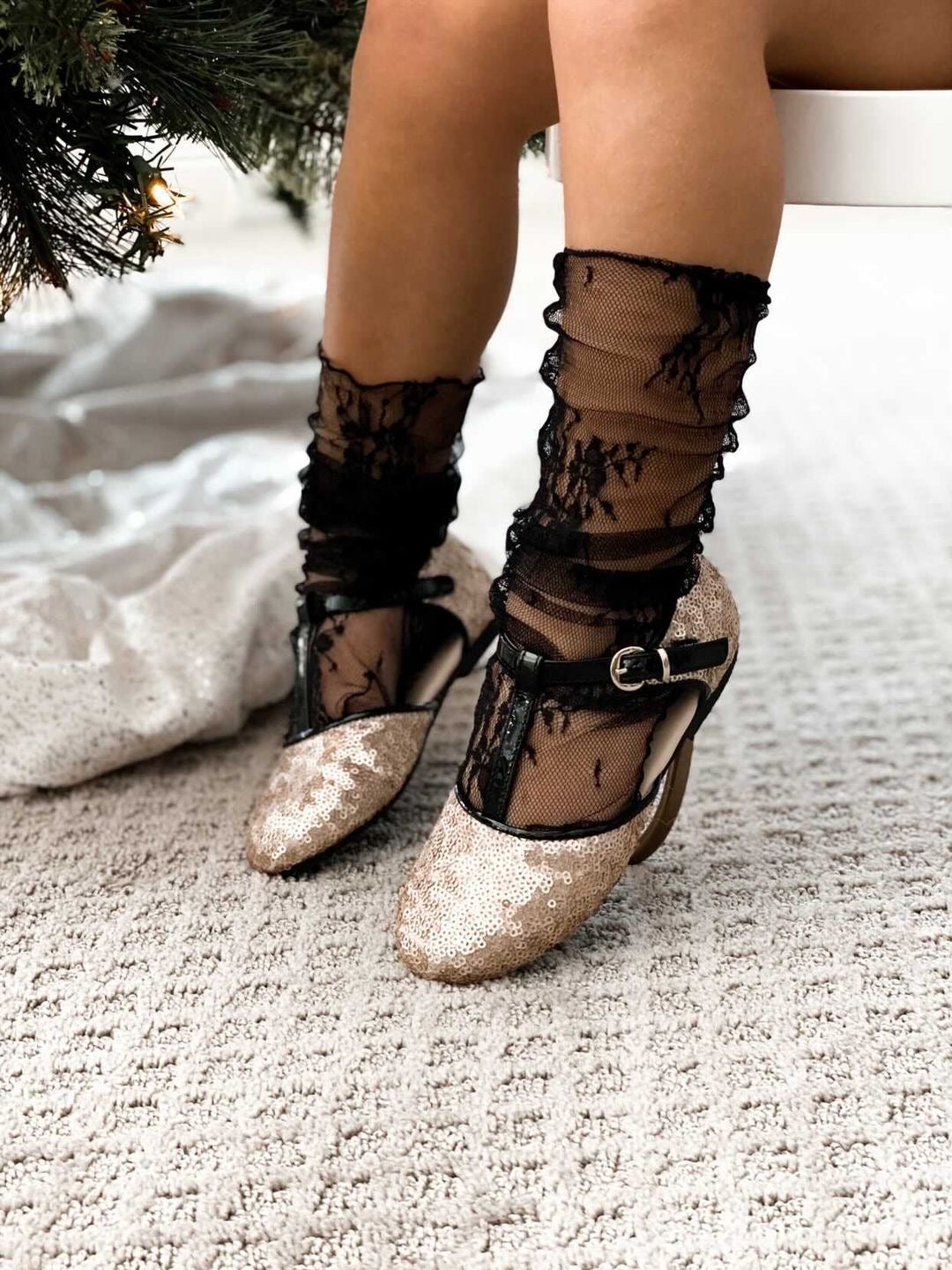 Zelda Sequin Shoes Kids Patent Leather Made In Italy