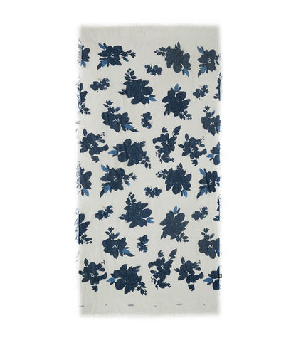 Klein Art Pattern Bamboo Fiber White 02 Florence Italy Bamboo Scarves by Mar Soreli – Don't Panic Shoes