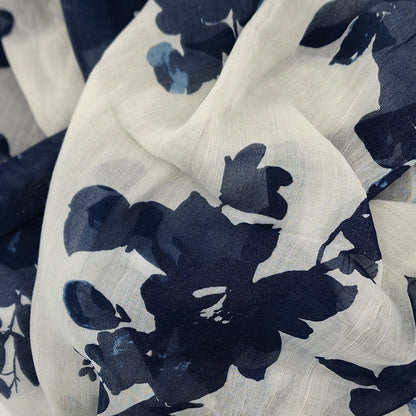 Klein Art Pattern Bamboo Fiber White 02 Florence Italy Bamboo Scarves by Mar Soreli – Don't Panic Shoes