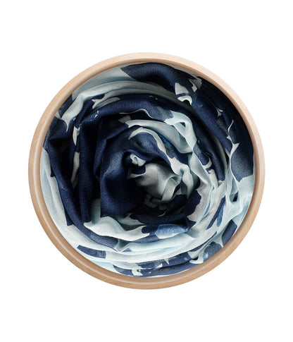 Klein Light Blue 18 Bamboo Fiber Fabric Florence Italy Bamboo Scarves by Mar Soreli – Don't Panic Shoes