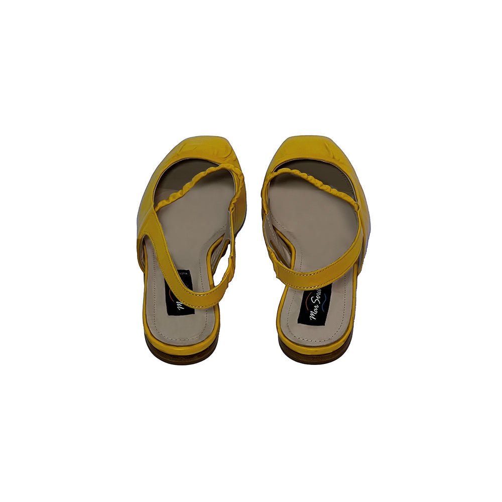 Koala Slingback FlatS Casual Women’s Calf Leather Sun Sling Back Flats by Mar Soreli – Don't Panic Shoes