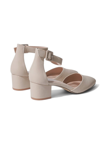 Krista | Beige Heels by J.Adams – Don't Panic Shoes