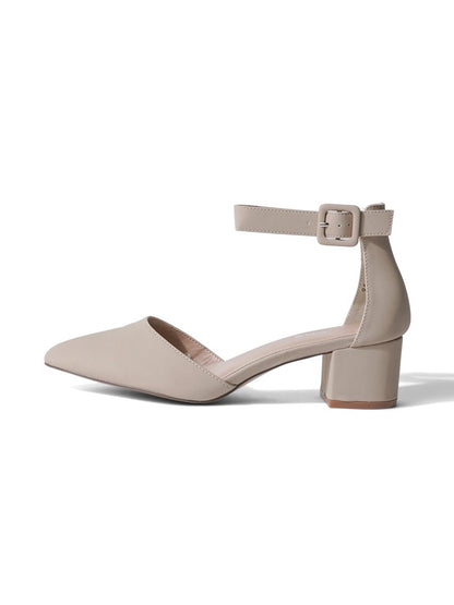 Krista | Beige Heels by J.Adams – Don't Panic Shoes