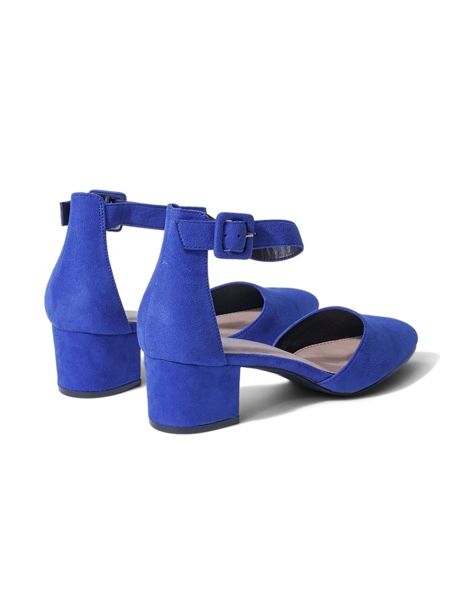 Krista | Blue Heels by J.Adams – Don't Panic Shoes