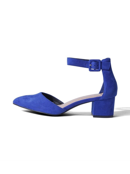 Krista | Blue Heels by J.Adams – Don't Panic Shoes