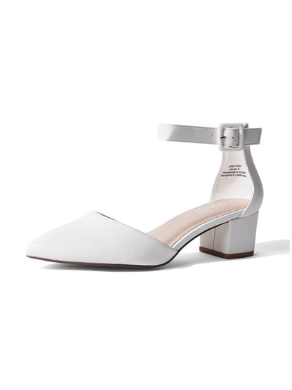 Krista | White Heels by J.Adams – Don't Panic Shoes