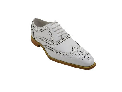 Ks Classic Medallion Wingtip Brogue Shoes Men's Ks509 - 25 Shoes by Carrucci Shoes – Don't Panic Shoes