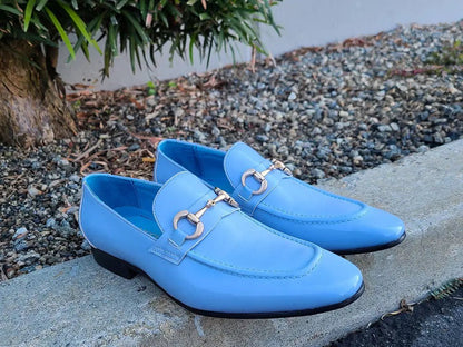 Ks Horse Bit Loafer Patent Leather Classic Ks308 - 101p Shoes by Carrucci Shoes – Don't Panic Shoes