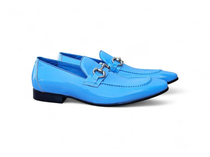 Ks Horse Bit Loafer Patent Leather Classic Ks308 - 101p Shoes by Carrucci Shoes – Don't Panic Shoes