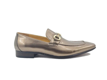 Ks Horse Bit Loafer Patent Leather Classic Ks308 - 101p Shoes by Carrucci Shoes – Don't Panic Shoes