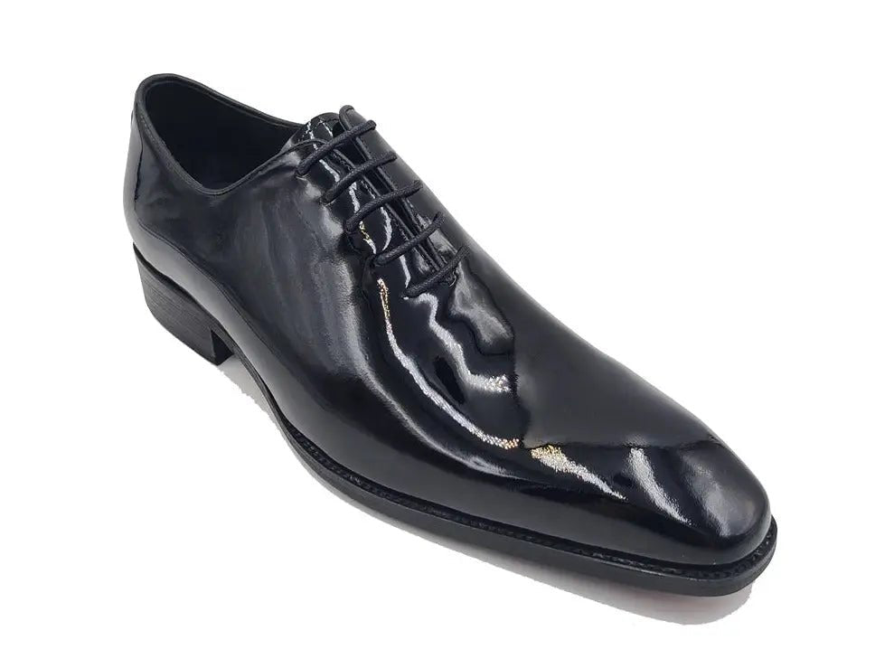 Ks Wholecut Burnished Oxford Patent Leather Ks503 - 101p Shoes by Carrucci Shoes – Don't Panic Shoes