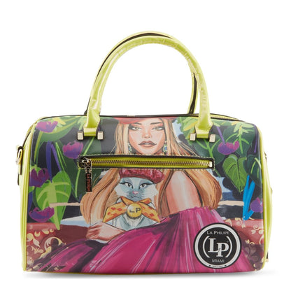 La Philipe Blooming Garden Handbag Classic Leather Lp1020 17 Handbags by La Philipe – Don't Panic Shoes