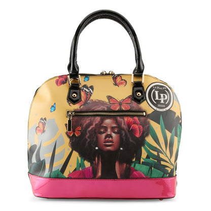 La Philipe Butterfly Fly Handbag Oval Women’S Leather Yellow Lp1027 12 Handbags by La Philipe – Don't Panic Shoes