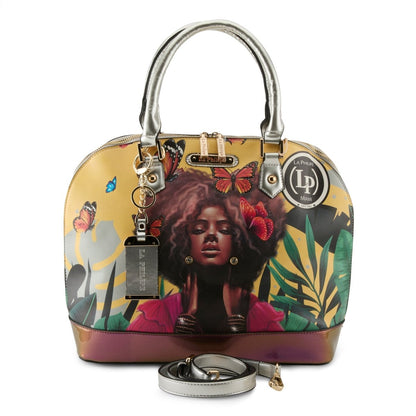 La Philipe Butterfly Fly Handbag Oval Women’S Leather Yellow Lp1027 12 Handbags by La Philipe – Don't Panic Shoes