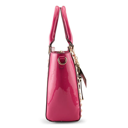 La Philipe Juicy LipS Handbag Satchel Women’s Leather Pink Lp1022 18 Handbags by La Philipe – Don't Panic Shoes