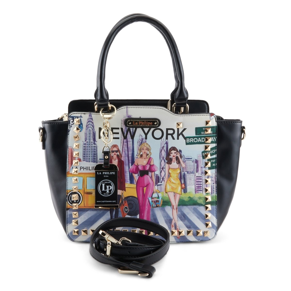 La Philipe Lp1003 10 New York City Handbag Satchel Leather Handbags by La Philipe – Don't Panic Shoes