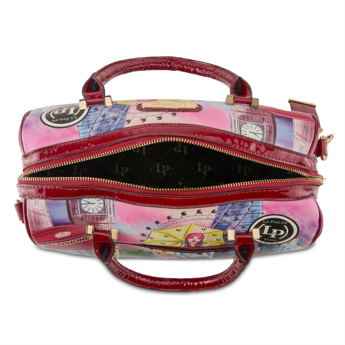 La Philipe Lp1020 11 Umbrella In London Handbag Classic Leather Handbags by La Philipe – Don't Panic Shoes