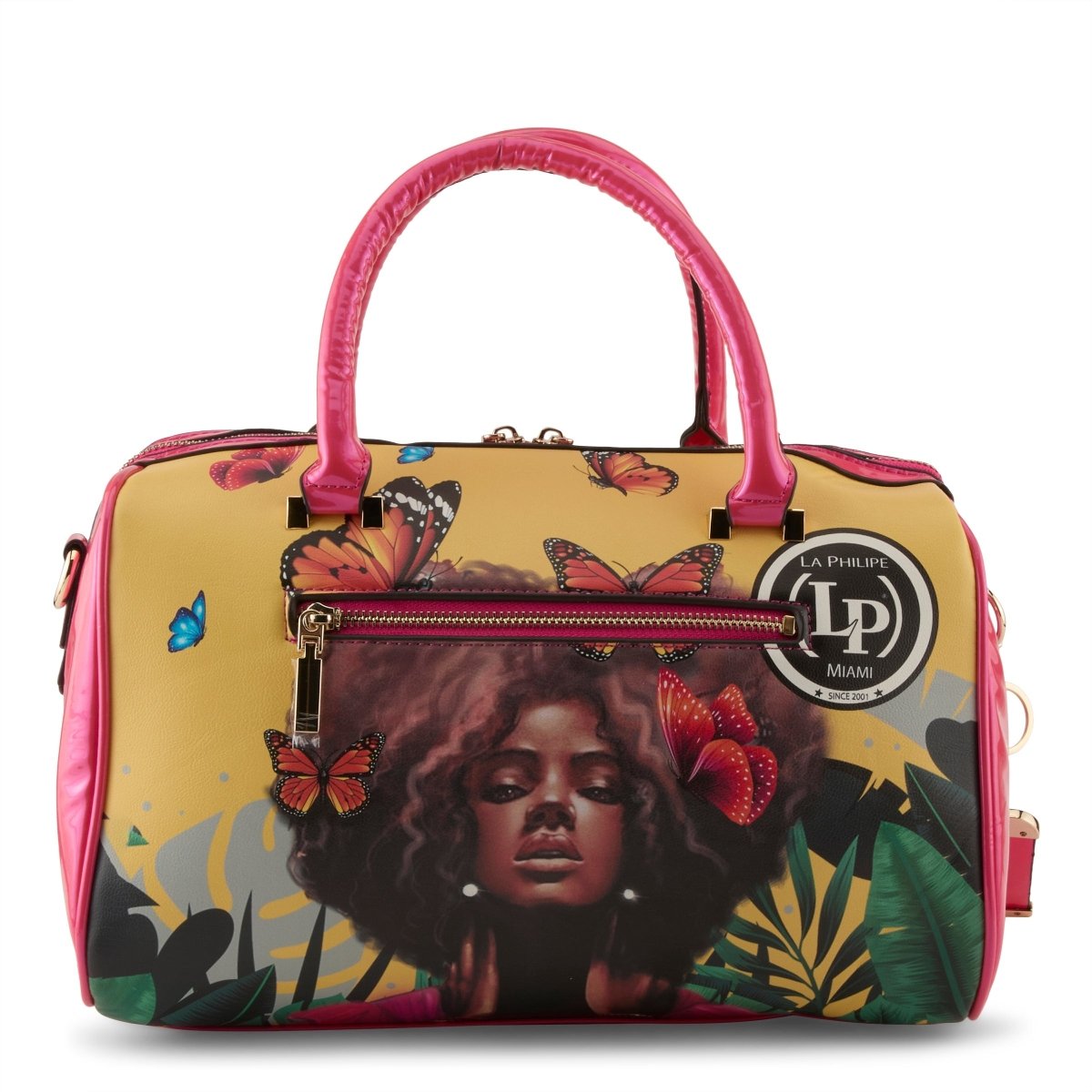 La Philipe Lp1020 12 Butterfly Fly Handbag Classic Yellow Leather Handbags by La Philipe – Don't Panic Shoes