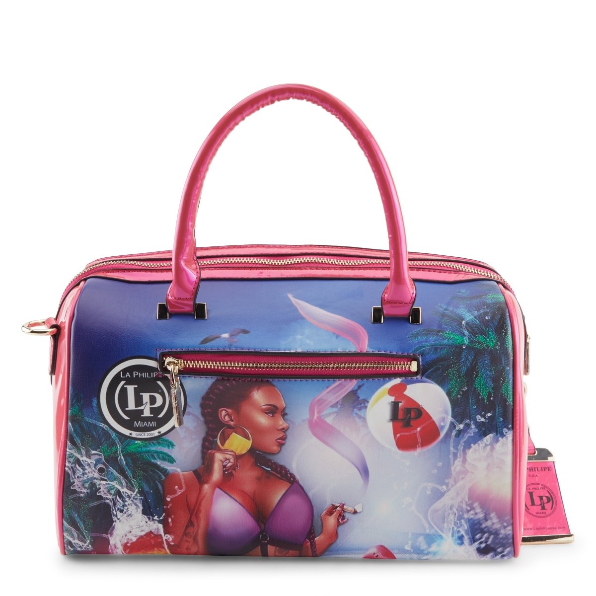La Philipe Lp1020 13 Miami Beach Handbag Classic Leather Handbags by La Philipe – Don't Panic Shoes