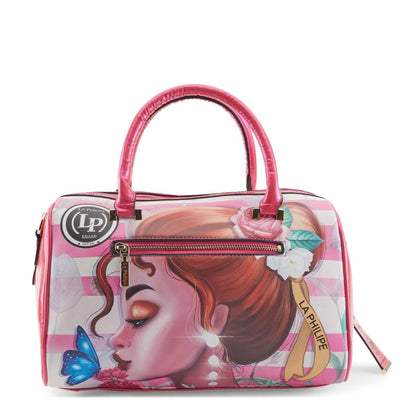 La Philipe Lp1020 14 Pink Beauty Handbag Classic Leather Handbags by La Philipe – Don't Panic Shoes