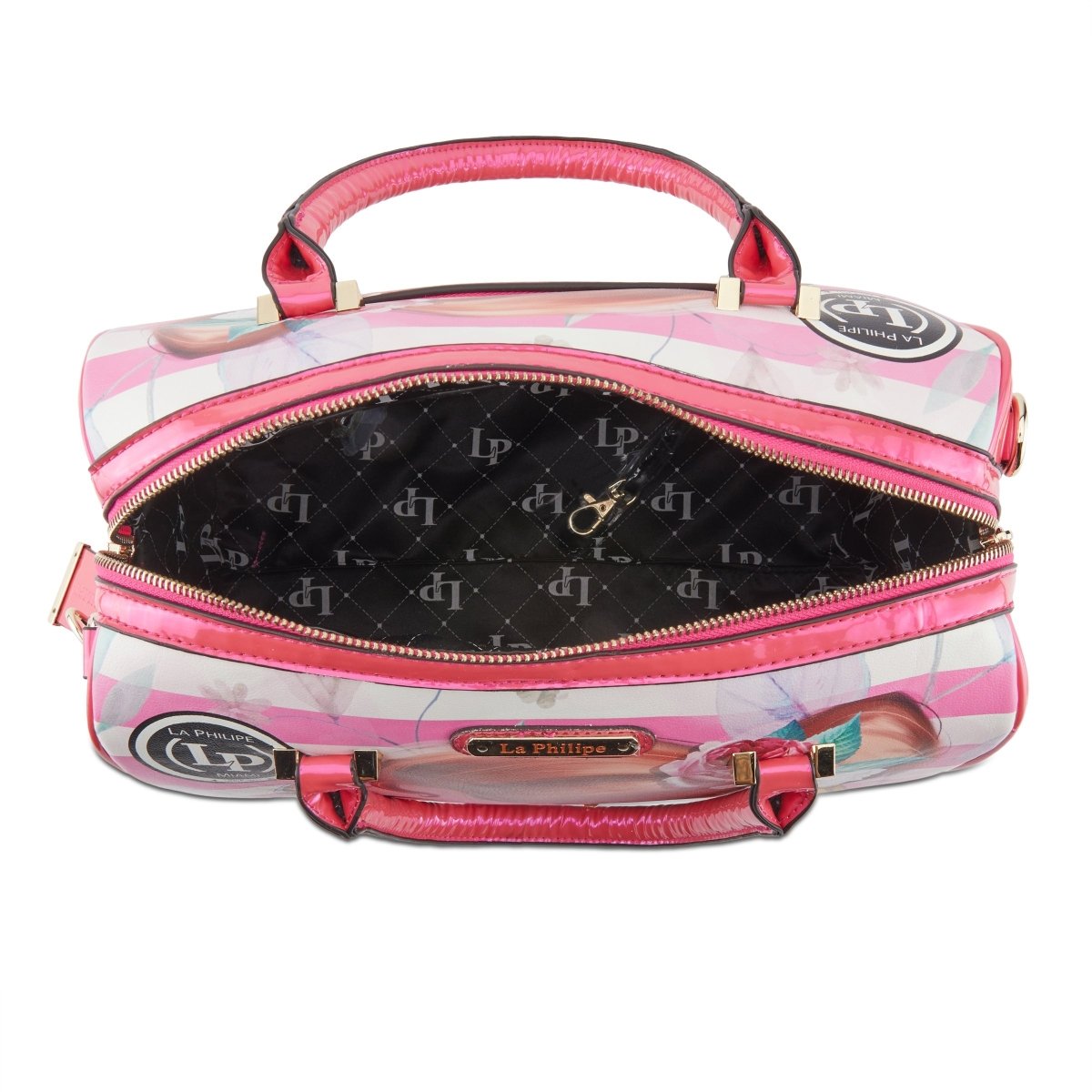 La Philipe Lp1020 14 Pink Beauty Handbag Classic Leather Handbags by La Philipe – Don't Panic Shoes