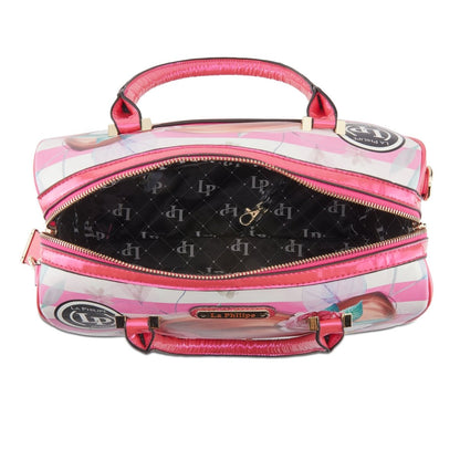 La Philipe Lp1020 14 Pink Beauty Handbag Classic Leather Handbags by La Philipe – Don't Panic Shoes