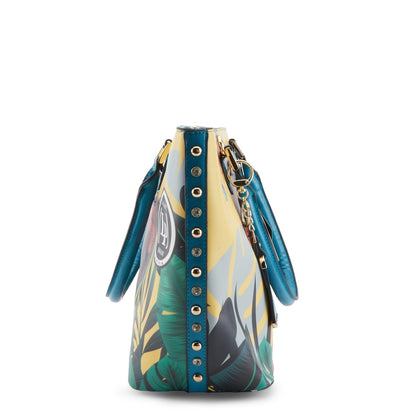 La Philipe Lp1021 12 Butterfly Fly Tote Yellow Leather Handbags by La Philipe – Don't Panic Shoes