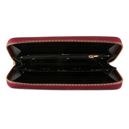 La Philipe Lp1026 16 Red Lips Wallet 2 Leather Black Wallet by La Philipe – Don't Panic Shoes