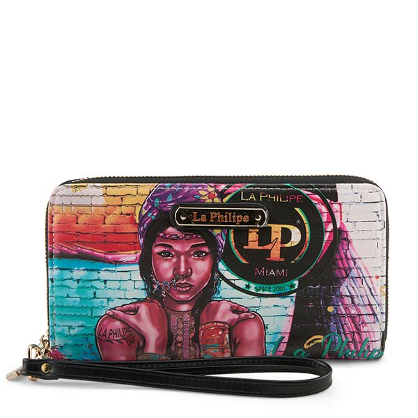 La Philipe Lp1026 2 The Wall Art Wallet 2 Wallet by La Philipe – Don't Panic Shoes