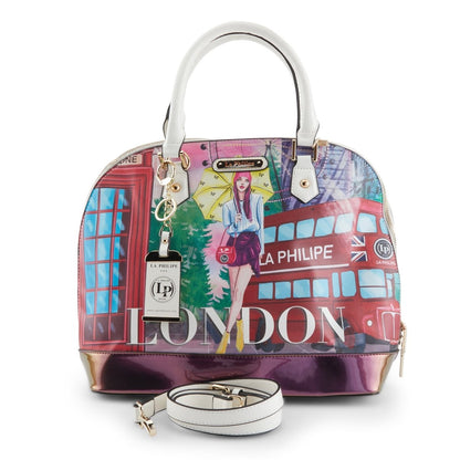 La Philipe Lp1027 11 Umbrella In London Handbag Oval Leather Handbags by La Philipe – Don't Panic Shoes