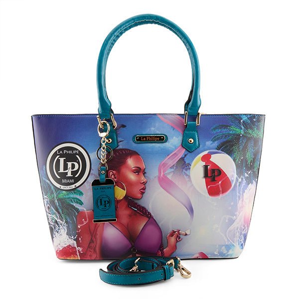 La Philipe Miami Beach Handbag Tote Leather Lp1021 13 Handbags by La Philipe – Don't Panic Shoes