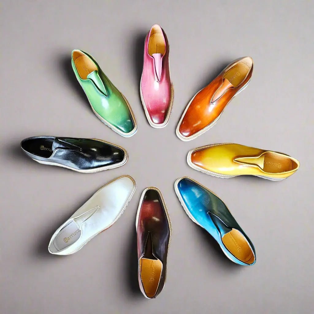 Laceless Loafer Calfskin Leather Lightweight Sole Ks550 - 08 Shoes by Carrucci Shoes – Don't Panic Shoes