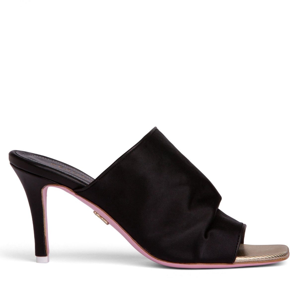 Lana Stretch Satin Heeled Sandal Women’S Leather Outsole Sandals by Beautiisoles – Don't Panic Shoes