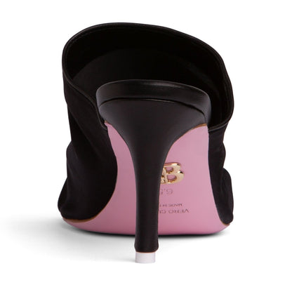 Lana Stretch Satin Heeled Sandal Women’S Leather Outsole Sandals by Beautiisoles – Don't Panic Shoes